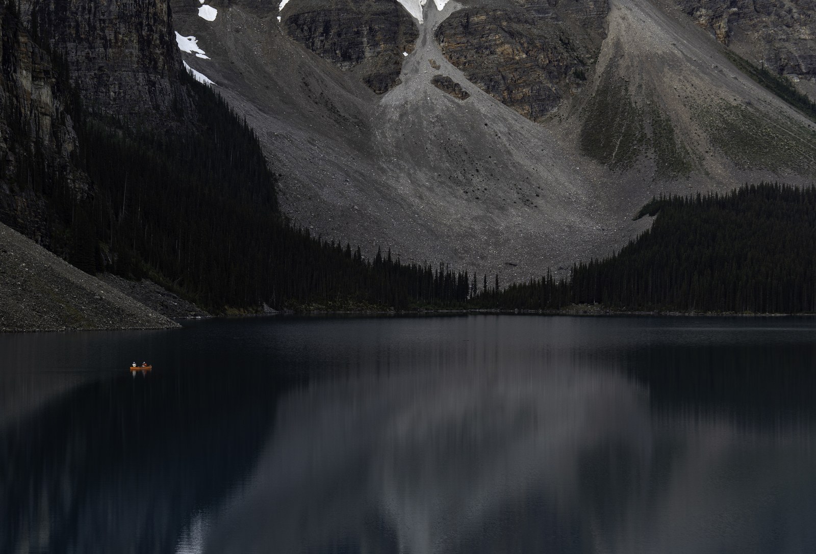 A mountain lake.